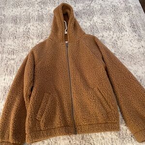 SOLD- Tan Sherpa Jacket